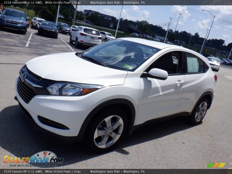 2018 Honda HR-V LX AWD White Orchid Pearl / Gray Photo #5
