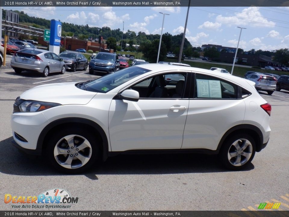 2018 Honda HR-V LX AWD White Orchid Pearl / Gray Photo #6
