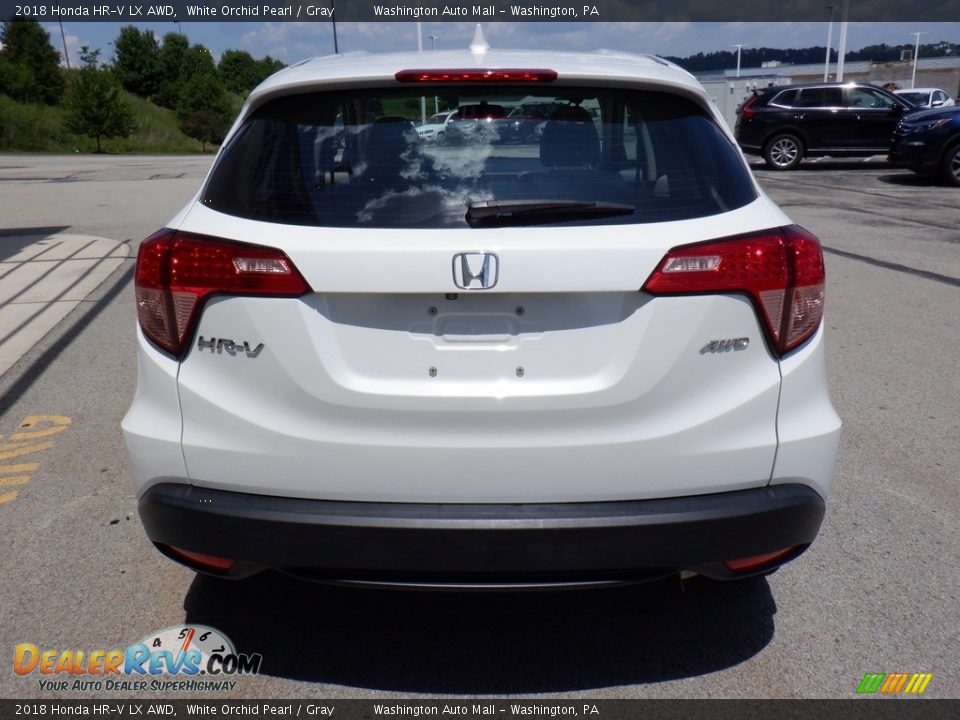 2018 Honda HR-V LX AWD White Orchid Pearl / Gray Photo #8