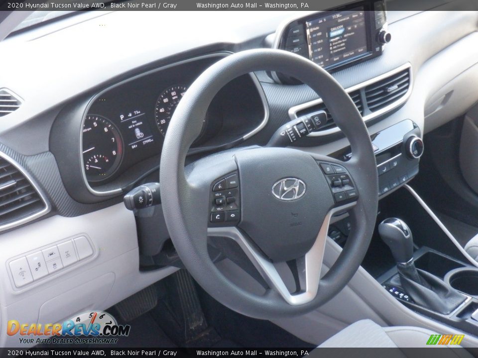 2020 Hyundai Tucson Value AWD Black Noir Pearl / Gray Photo #8