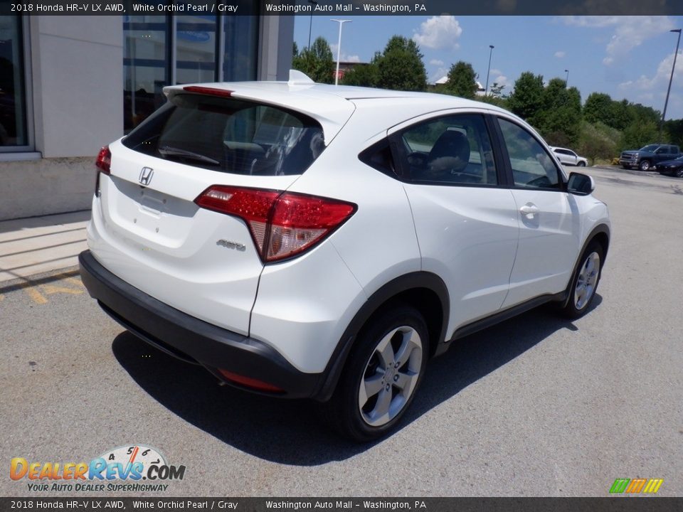 2018 Honda HR-V LX AWD White Orchid Pearl / Gray Photo #9