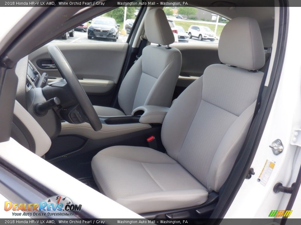 2018 Honda HR-V LX AWD White Orchid Pearl / Gray Photo #11