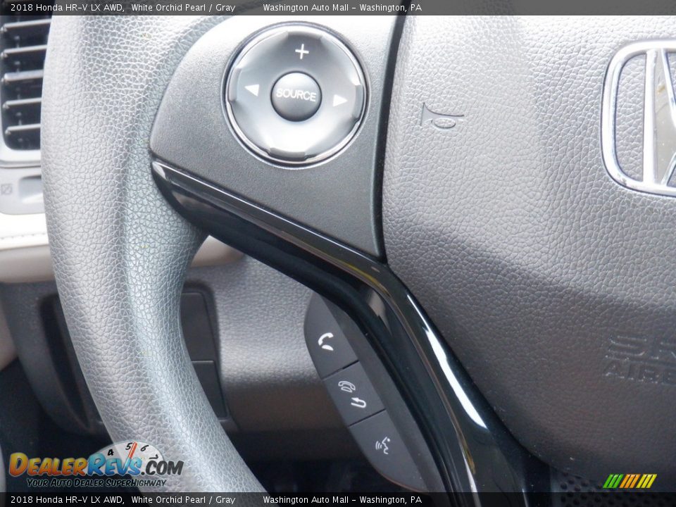 2018 Honda HR-V LX AWD White Orchid Pearl / Gray Photo #20