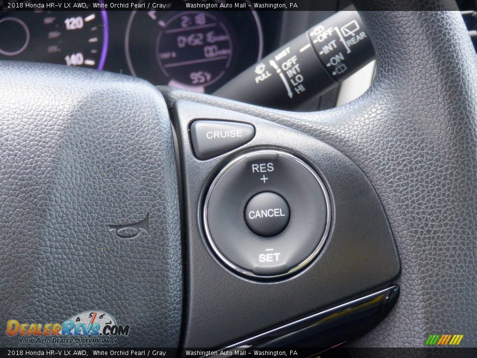 2018 Honda HR-V LX AWD White Orchid Pearl / Gray Photo #21