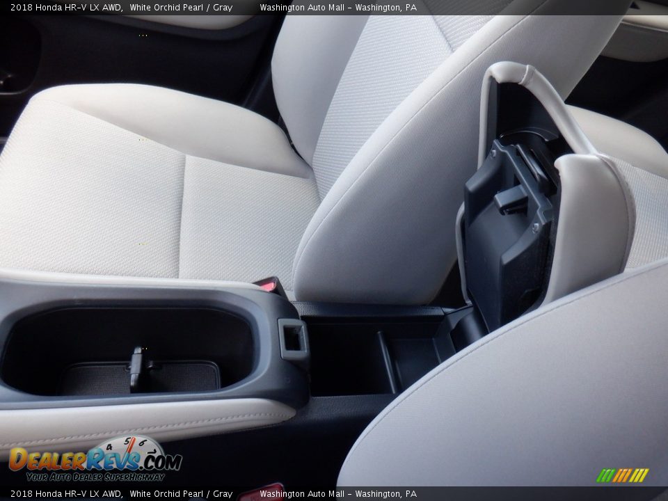 2018 Honda HR-V LX AWD White Orchid Pearl / Gray Photo #24