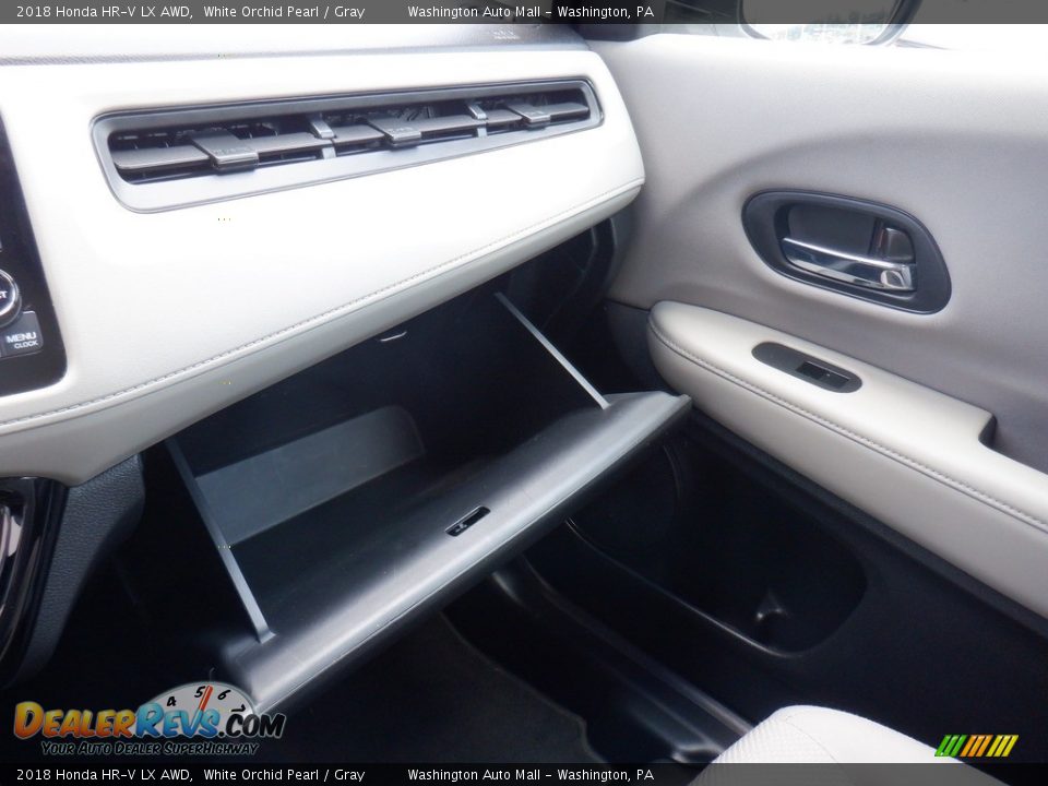 2018 Honda HR-V LX AWD White Orchid Pearl / Gray Photo #25