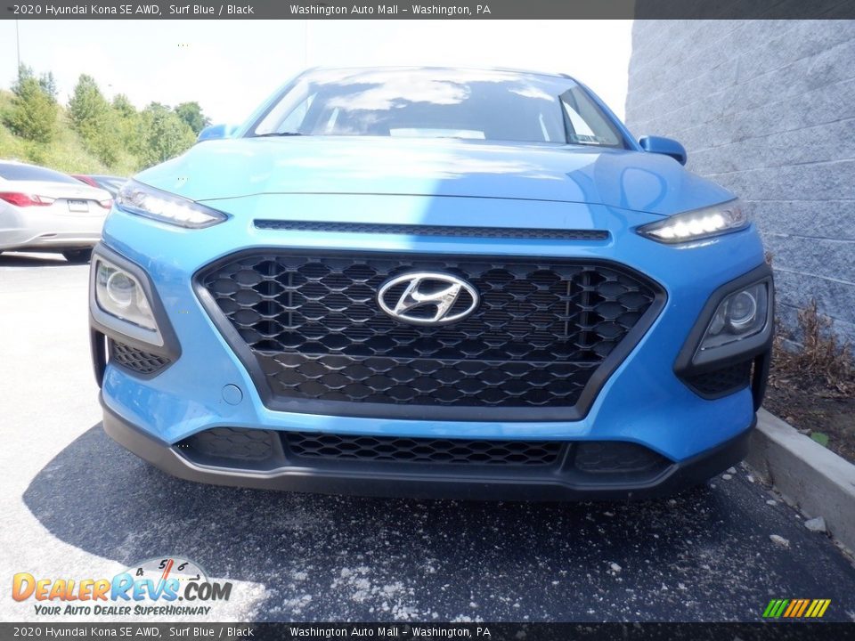 2020 Hyundai Kona SE AWD Surf Blue / Black Photo #2