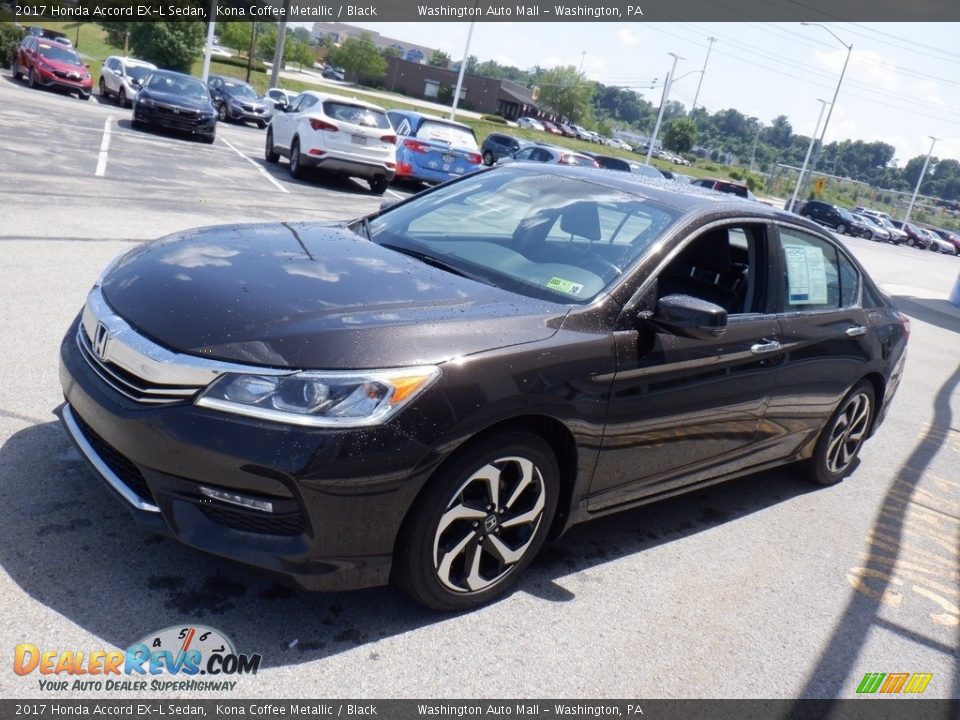 2017 Honda Accord EX-L Sedan Kona Coffee Metallic / Black Photo #6