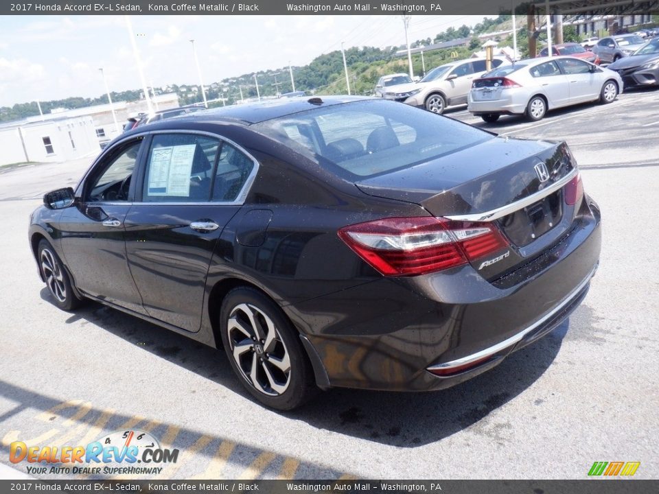 2017 Honda Accord EX-L Sedan Kona Coffee Metallic / Black Photo #8