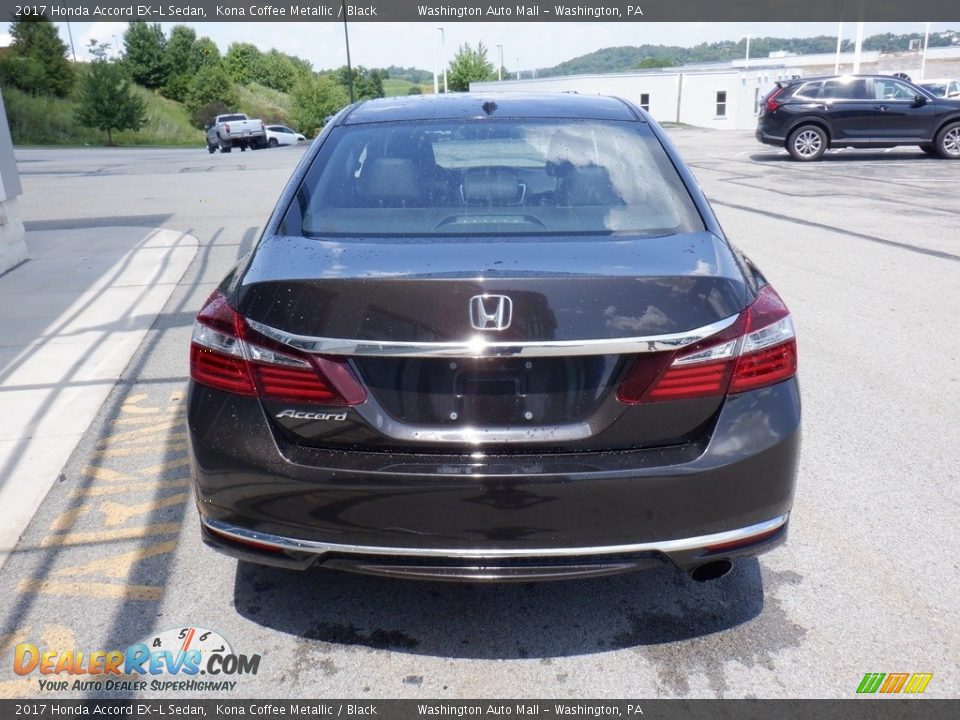 2017 Honda Accord EX-L Sedan Kona Coffee Metallic / Black Photo #9