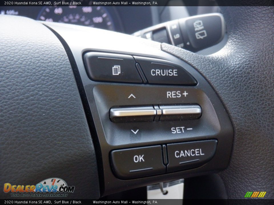 2020 Hyundai Kona SE AWD Steering Wheel Photo #22