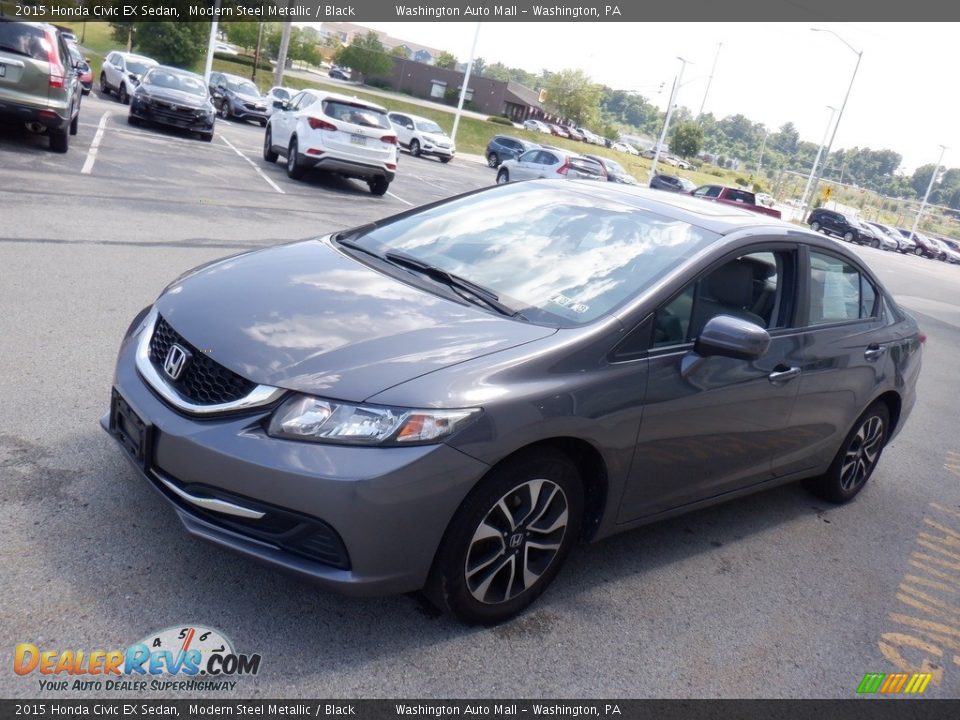 Front 3/4 View of 2015 Honda Civic EX Sedan Photo #6