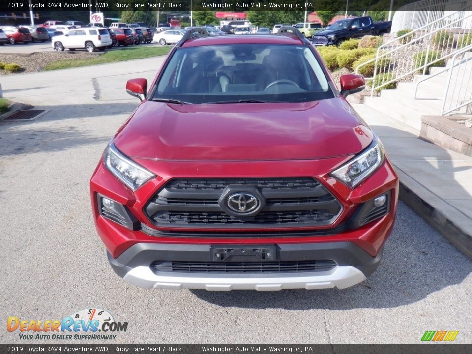 2019 Toyota RAV4 Adventure AWD Ruby Flare Pearl / Black Photo #15