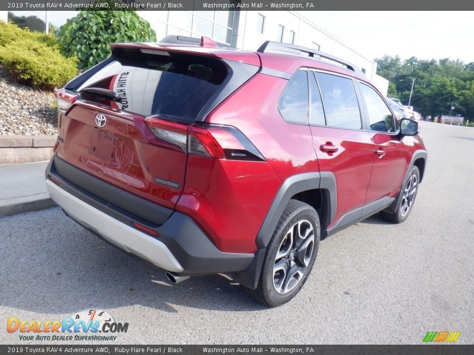 2019 Toyota RAV4 Adventure AWD Ruby Flare Pearl / Black Photo #21