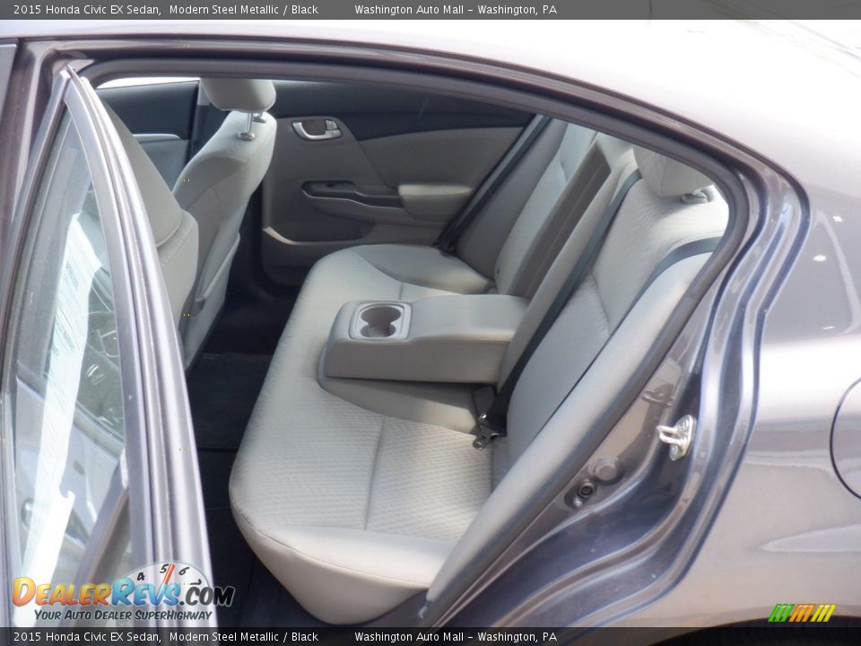 Rear Seat of 2015 Honda Civic EX Sedan Photo #25