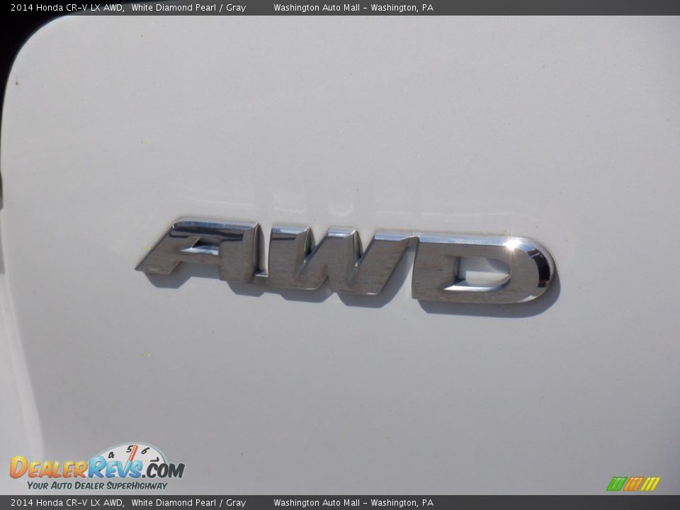 2014 Honda CR-V LX AWD White Diamond Pearl / Gray Photo #9