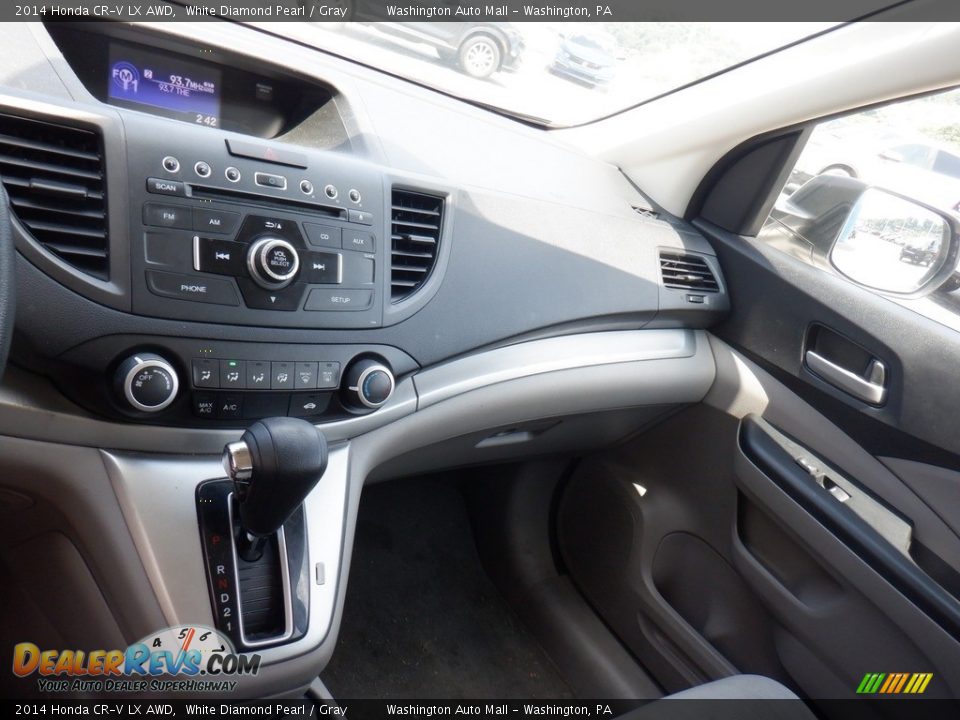 2014 Honda CR-V LX AWD White Diamond Pearl / Gray Photo #15