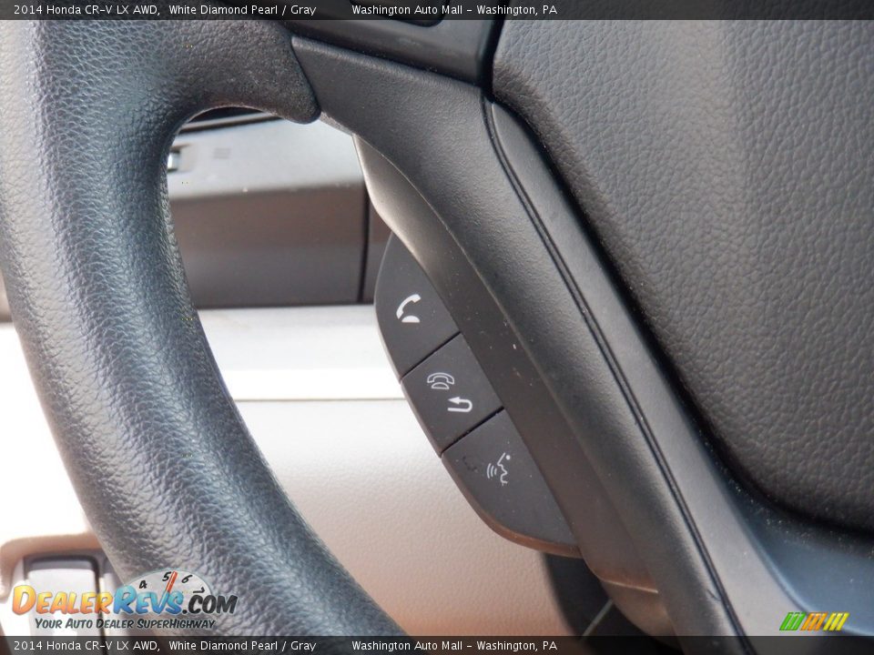 2014 Honda CR-V LX AWD White Diamond Pearl / Gray Photo #18