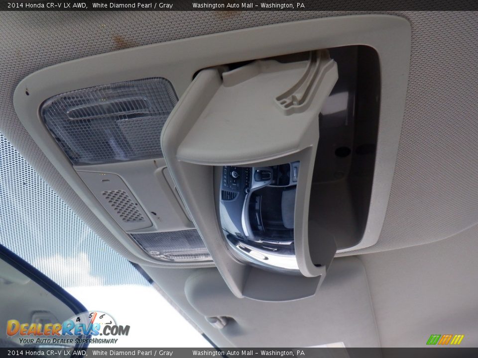 2014 Honda CR-V LX AWD White Diamond Pearl / Gray Photo #21