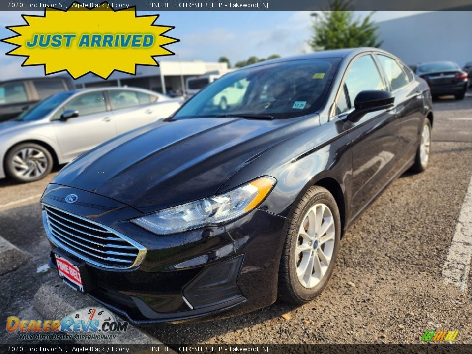 2020 Ford Fusion SE Agate Black / Ebony Photo #1