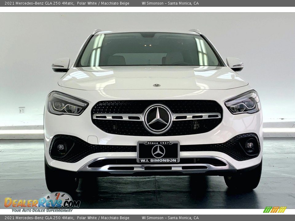 2021 Mercedes-Benz GLA 250 4Matic Polar White / Macchiato Beige Photo #2