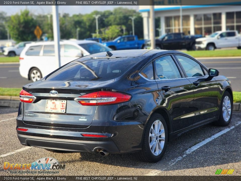 2020 Ford Fusion SE Agate Black / Ebony Photo #3