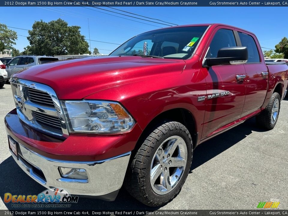 Front 3/4 View of 2012 Dodge Ram 1500 Big Horn Crew Cab 4x4 Photo #3