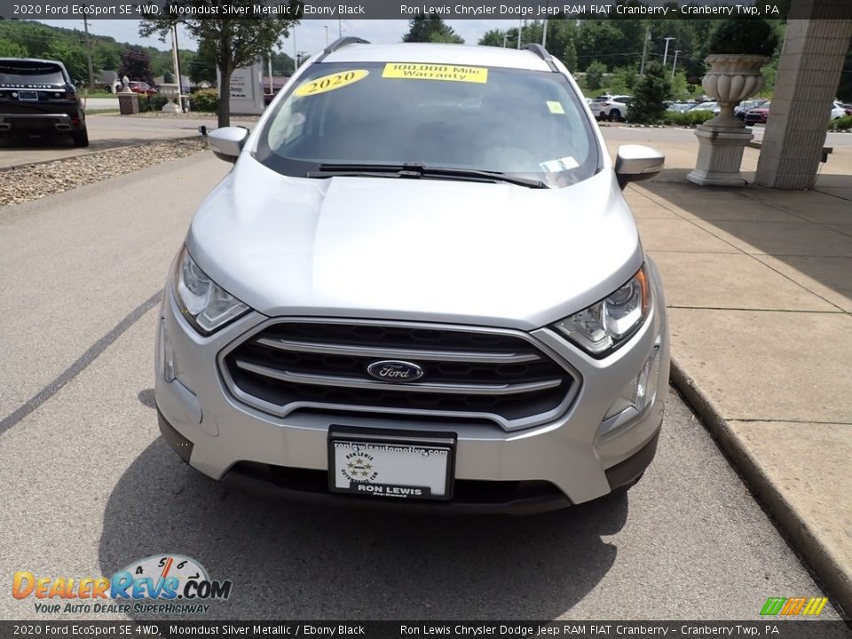 2020 Ford EcoSport SE 4WD Moondust Silver Metallic / Ebony Black Photo #3