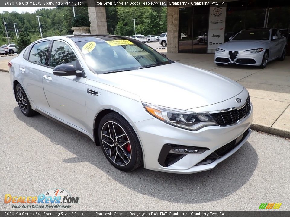 2020 Kia Optima SX Sparkling Silver / Black Photo #2