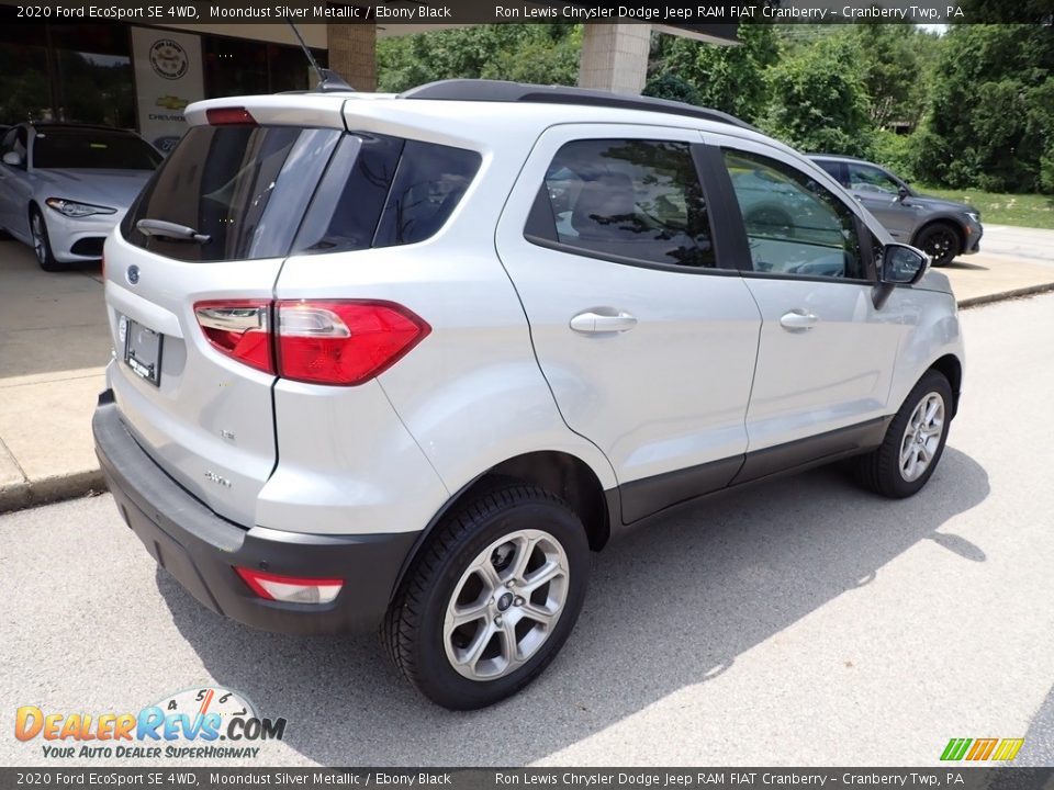 2020 Ford EcoSport SE 4WD Moondust Silver Metallic / Ebony Black Photo #8