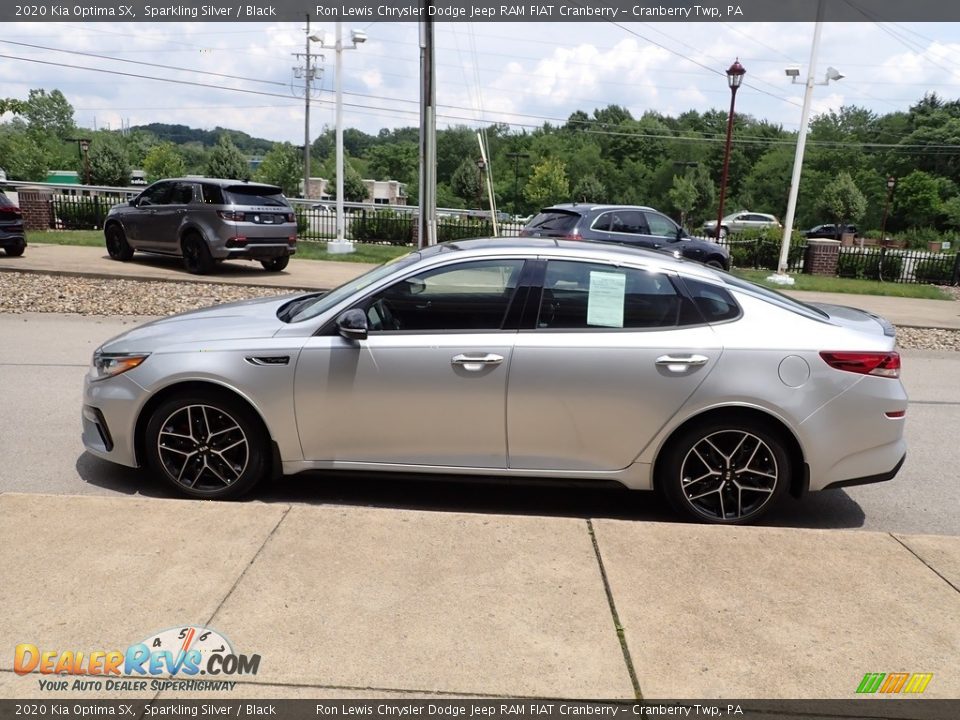 2020 Kia Optima SX Sparkling Silver / Black Photo #5