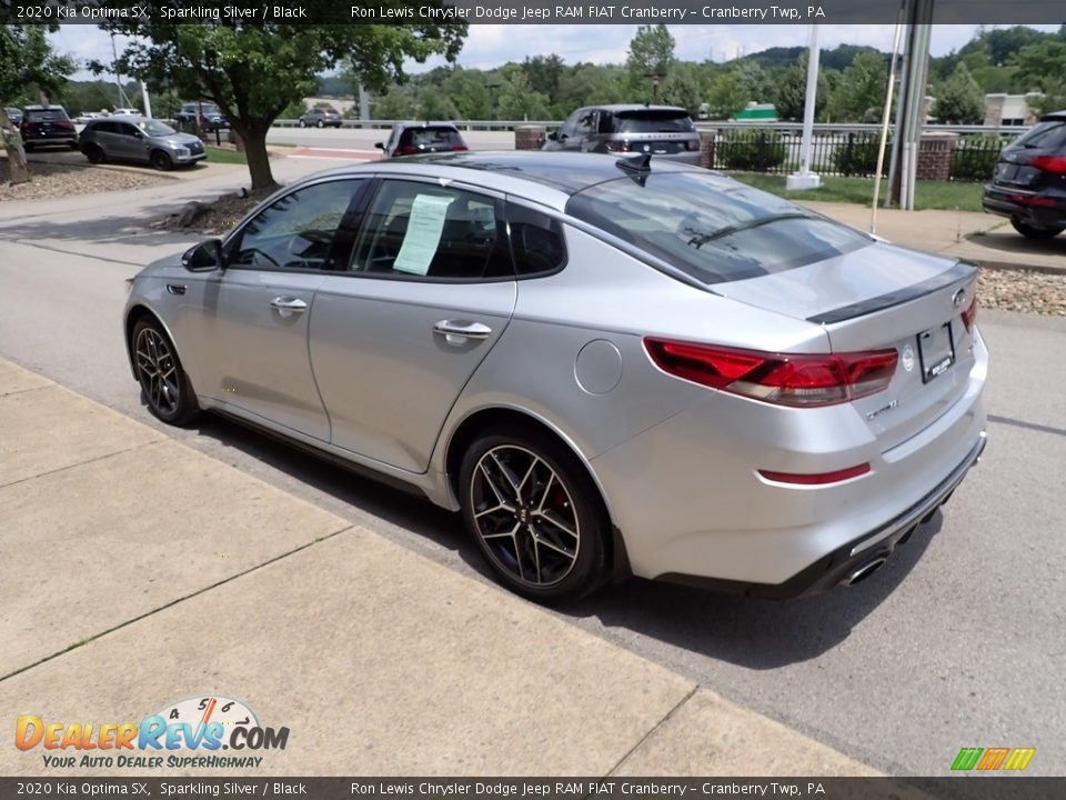 2020 Kia Optima SX Sparkling Silver / Black Photo #6