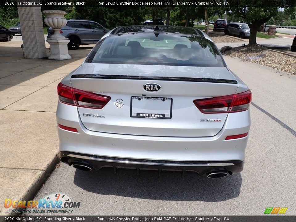 2020 Kia Optima SX Sparkling Silver / Black Photo #7