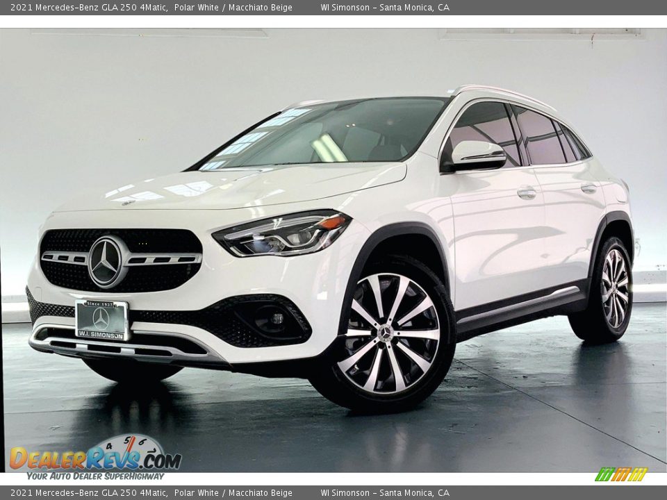 2021 Mercedes-Benz GLA 250 4Matic Polar White / Macchiato Beige Photo #12