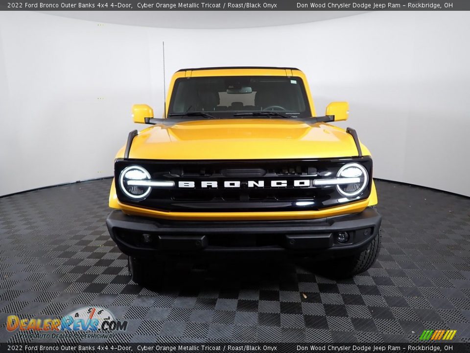 2022 Ford Bronco Outer Banks 4x4 4-Door Cyber Orange Metallic Tricoat / Roast/Black Onyx Photo #6