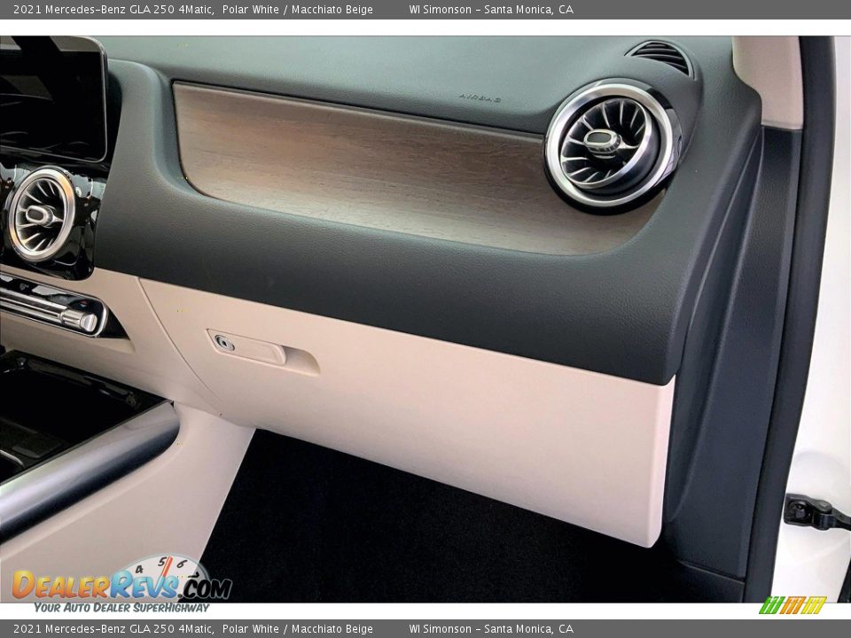 2021 Mercedes-Benz GLA 250 4Matic Polar White / Macchiato Beige Photo #16