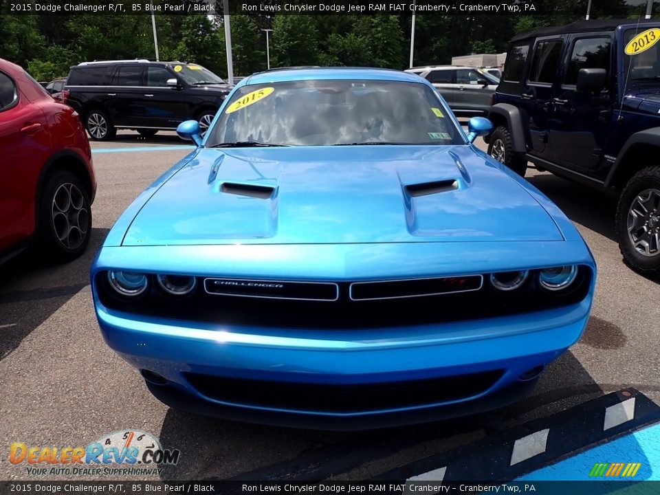 2015 Dodge Challenger R/T B5 Blue Pearl / Black Photo #2