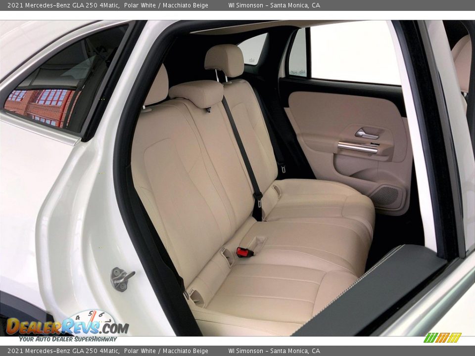 2021 Mercedes-Benz GLA 250 4Matic Polar White / Macchiato Beige Photo #19