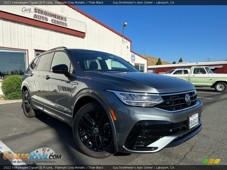 2022 Volkswagen Tiguan SE R-Line Platinum Gray Metallic / Titan Black Photo #1