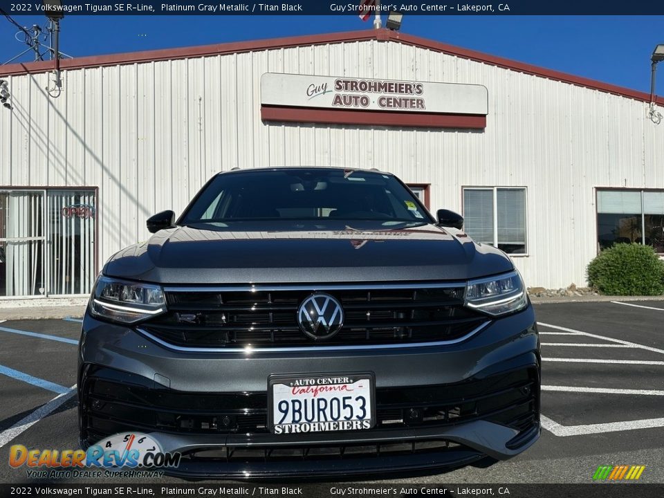 2022 Volkswagen Tiguan SE R-Line Platinum Gray Metallic / Titan Black Photo #2