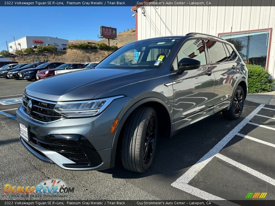 2022 Volkswagen Tiguan SE R-Line Platinum Gray Metallic / Titan Black Photo #3