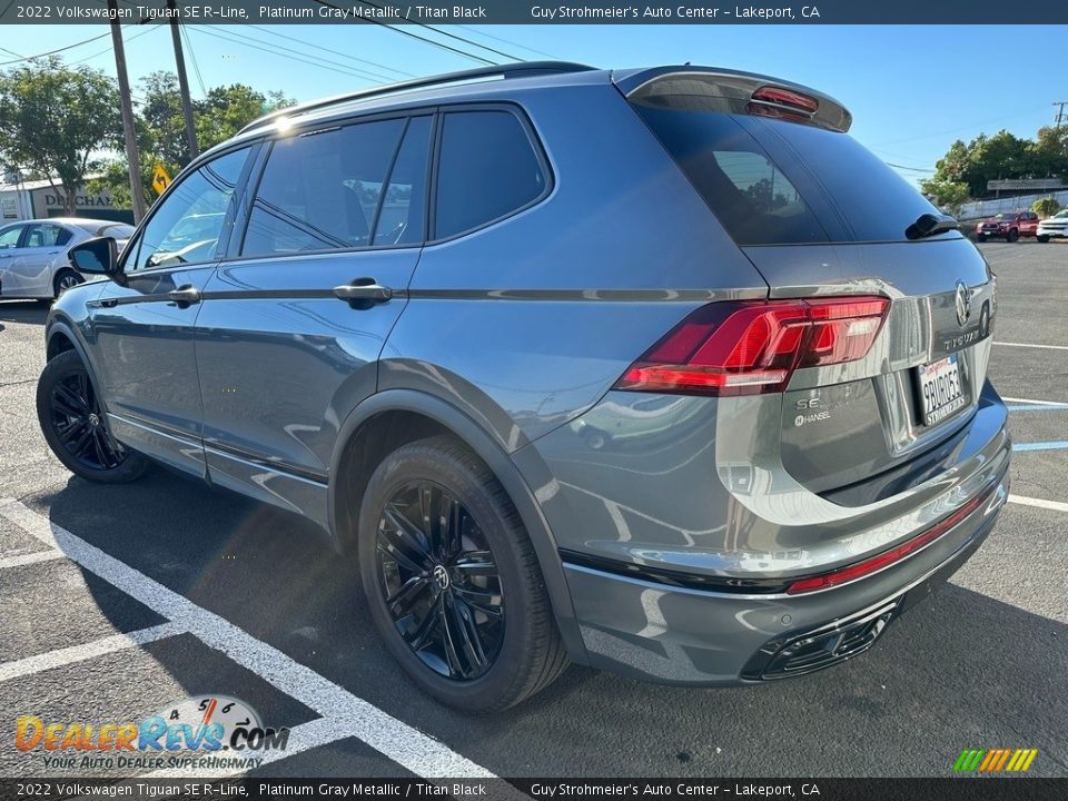 2022 Volkswagen Tiguan SE R-Line Platinum Gray Metallic / Titan Black Photo #4