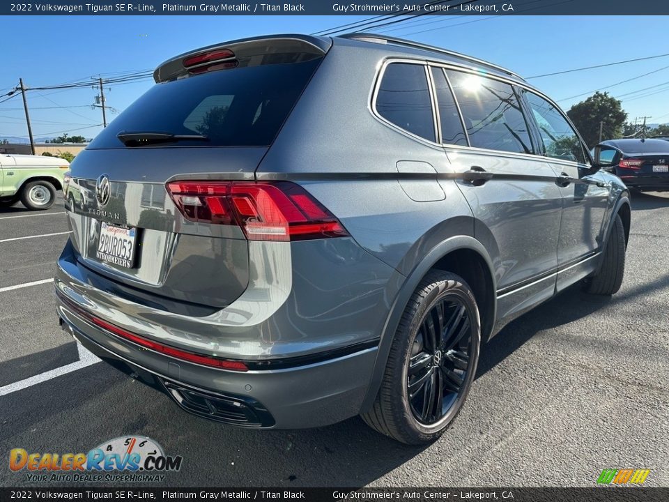 2022 Volkswagen Tiguan SE R-Line Platinum Gray Metallic / Titan Black Photo #6