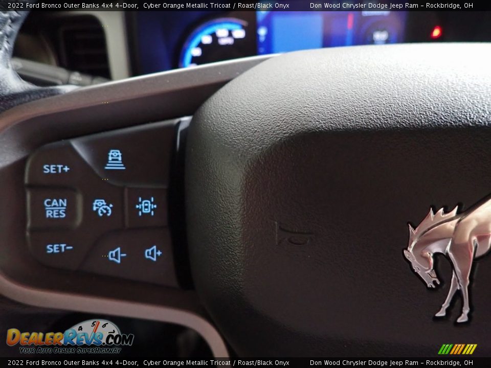 2022 Ford Bronco Outer Banks 4x4 4-Door Steering Wheel Photo #17