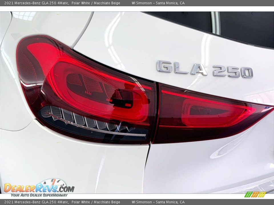 2021 Mercedes-Benz GLA 250 4Matic Polar White / Macchiato Beige Photo #28