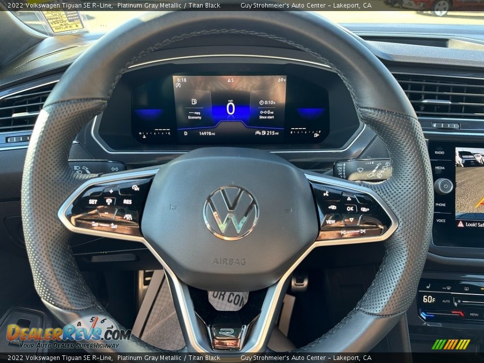 2022 Volkswagen Tiguan SE R-Line Steering Wheel Photo #8