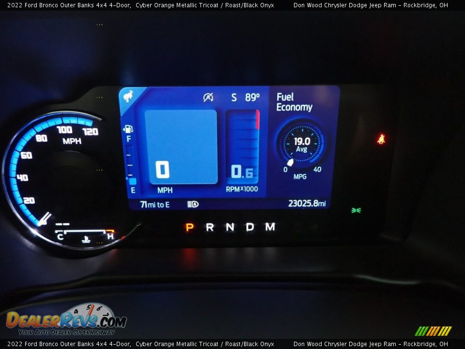 2022 Ford Bronco Outer Banks 4x4 4-Door Gauges Photo #19