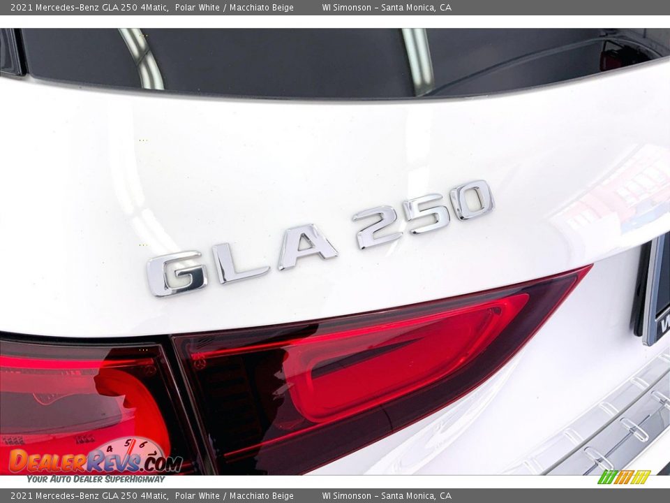 2021 Mercedes-Benz GLA 250 4Matic Polar White / Macchiato Beige Photo #30