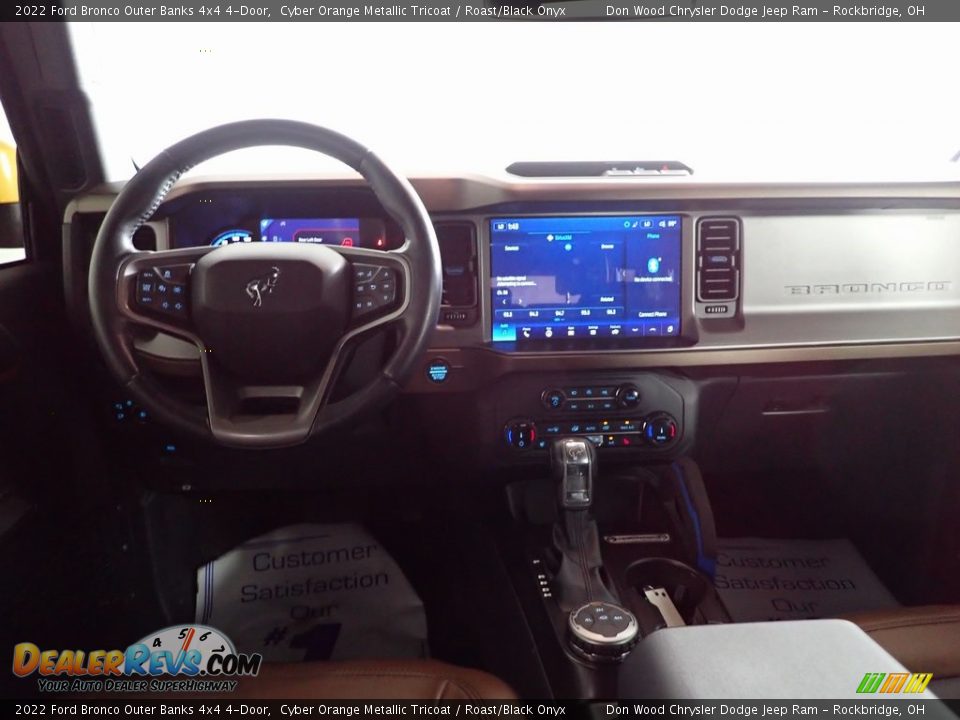 2022 Ford Bronco Outer Banks 4x4 4-Door Cyber Orange Metallic Tricoat / Roast/Black Onyx Photo #27