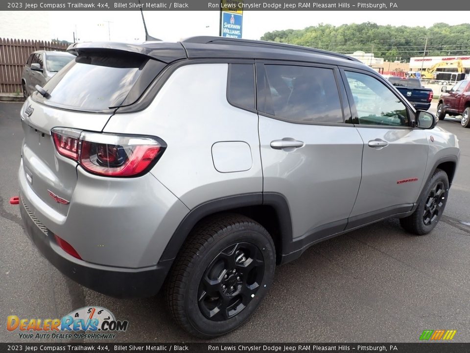 2023 Jeep Compass Trailhawk 4x4 Billet Silver Metallic / Black Photo #6